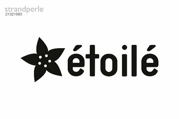 Technology  Étoilé Étoilé  Logo  White background  Brand name