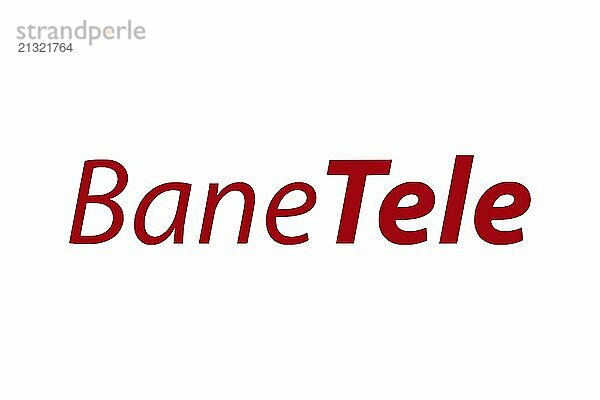 Entertainment  BaneTele BaneTele  Logo  White background  Brand name