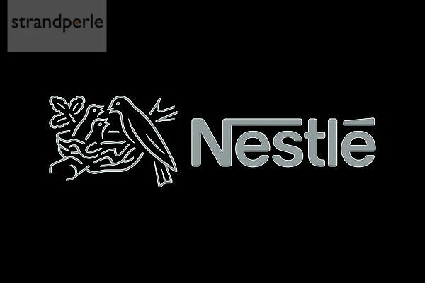 Food  Nestlé Nestlé  Black background  Brand name