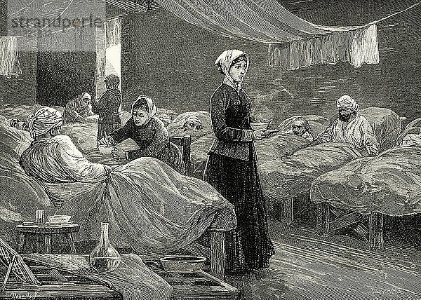 Florence Nightingale  1820-1910  Scutari Hospital  Turkey  Asia