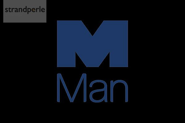 Finance  Man Group Man Group  Black background  Brand name