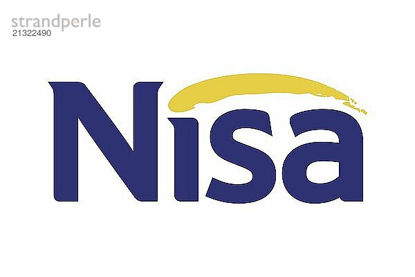 Retail  Nisa retailer Nisa retailer  Logo  White background  Brand name