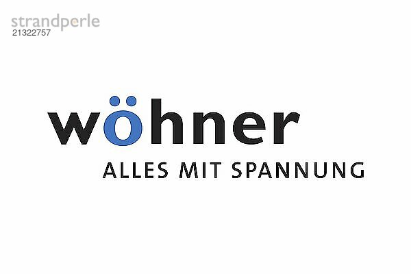 Technology  Wöhner GmbH & Co. KG Wöhner GmbH & Co. KG  Logo  White background  Brand name