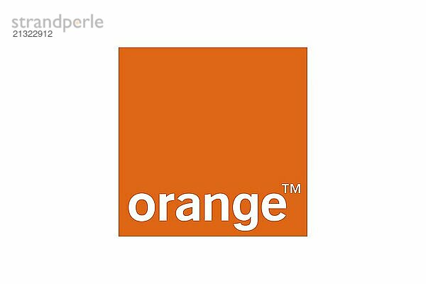 Entertainment  Orange España Orange España  Logo  White background  Brand name