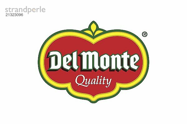 Food  Del Monte Foods Del Monte Foods  Logo  White background  Brand name