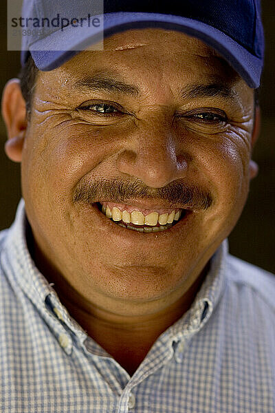 Portrait of a man in Potrero  Mexico. (close-up)