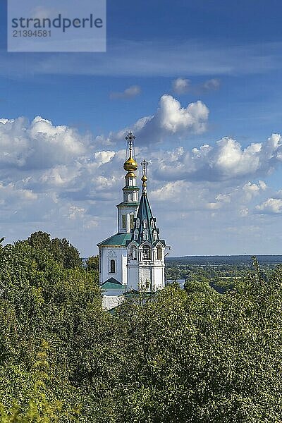 View of church of St. Nicholas in the Galleys  Vladimir  Russia  Europe