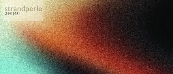 Vibrant grainy gradient background orange teal green dark grunge noise texture header poster banner design