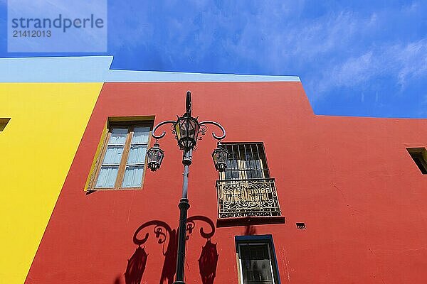 Argentina  colorful buildings of El Caminito  a popular tourist destination in Buenos Aires.  South America