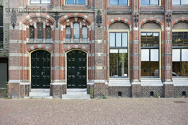 Wageningen  Gelderland  The Netherlands  07 11 2022 Historical facade of the house of culture  Europe