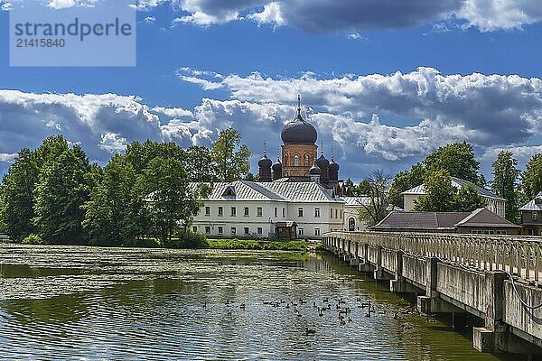 Svyato-Vvedensky Island Monastery near Pokrov  Russia  Europe