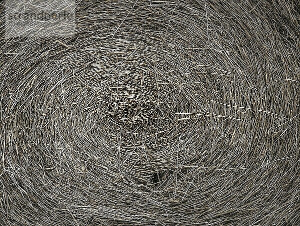 Abstract Background Texture Of A Round Bale Of Hay