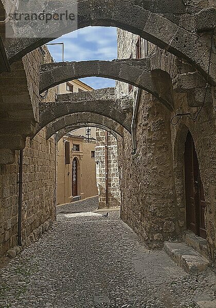 Medieval city of Rhodes island at Greece