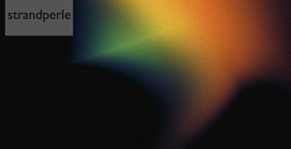 Abstract dark vibrant color gradient poster background  green orange yellow blurred shape on black  grain texture effect