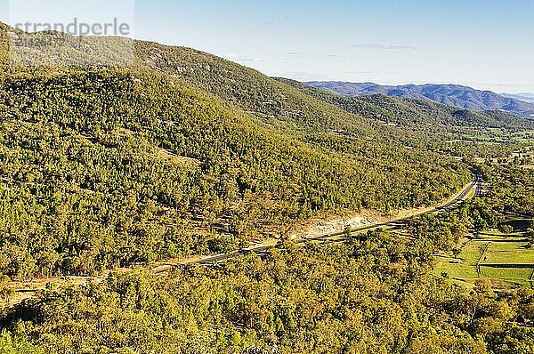 View from the Moonbi Lookout off the New England highway  Moonbi  NSW  Australia  Oceania