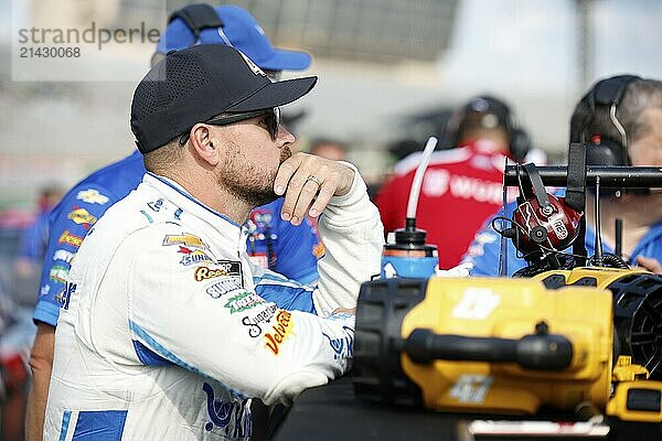 NASCAR Cup Driver  Ricky Stenhouse Jr (47) takes to the track to qualify for the Quaker State 400 Available at Walmart at the Atlanta Motor Speedway in Hampton GA