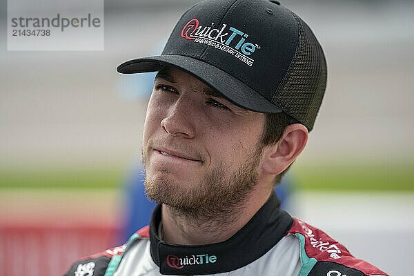 NASCAR Xfinity Series Driver  Chandler Smith (16) takes to the track for the CABO WABO 250 at the Michigan International Speedway in Brooklyn MI