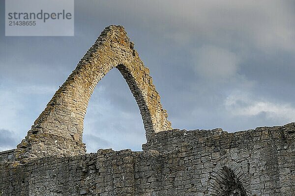 Church ruins  Hanseatic city of Visby  UNESCO World Heritage Site  Gotland Island  Sweden  Europe