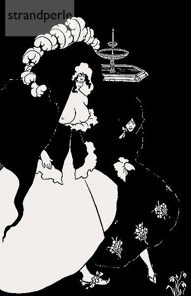 Vice  caricature by Aubrey Beardsley  19th century