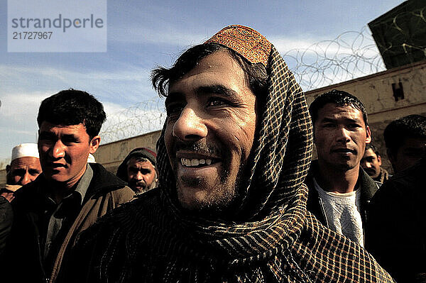 Portrait of a Taliban man in Kandahar  Afghanistan.