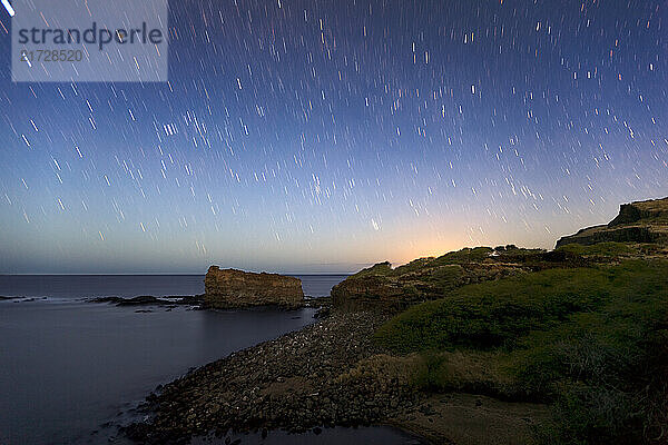 Stars over Heiau  Kaunolu  Lana`i  Hawai`i