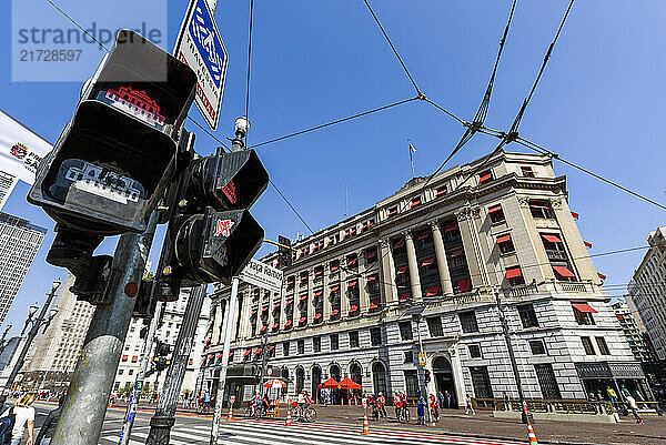 Shopping Mall on old building in downtown São Paulo  Brazil