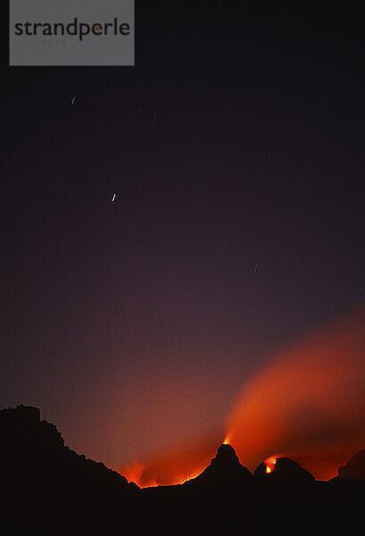 Vent releases vapor in Hawaii Volcanoes National Park