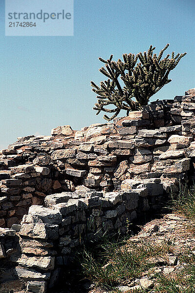 Salinas Pueblo Missions National Monument  Gran Quivira Ruins  New Mexico.