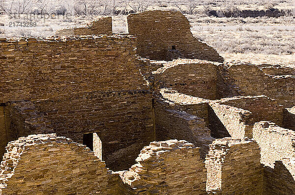 Pueblo Bonito at Chaco Culture National Historical Park  New Mexico