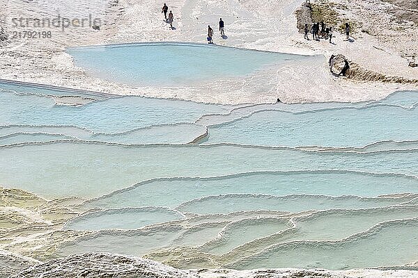 Sinter terraces in Pamukkale