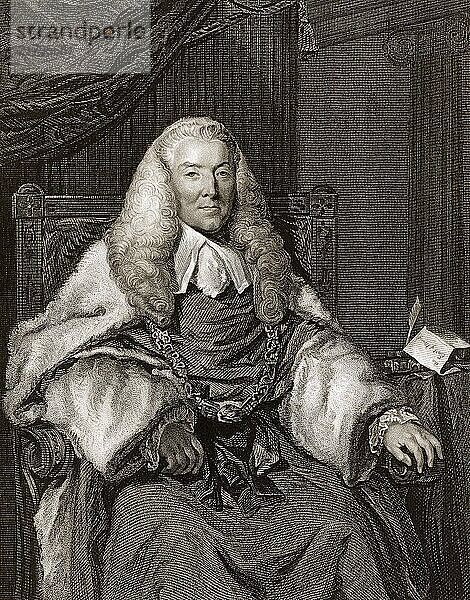 William Murray  1. Earl of Mansfield  1705-1793  britischer Rechtsanwalt  Politiker und Richter