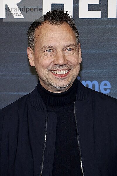 Sebastian Fitzek at the premiere of FITZEKS DER HEIMWEG at the Delphi Filmpalast in Berlin on 14 January 2025