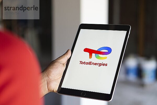 TotalEnergies SE  a multi-energy company  produces and markets oil and biofuels  natural gas  green gases  renewables  and electricity in France  rest of Europe  North America  Africa  and internationally  Dhaka  Bangladesh 09 Sep 2024.