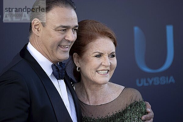 Cannes  France - 22.5.2024: Milutin G. Gatsby and Sarah Ferguson at the Knights of Charity Gala at Palm Beach in Cannes during the 77th Cannes International Film Festival. The 77th Cannes International Film Festival will take place from 14 to 25 May 2024