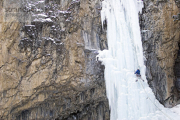 Ice Climbing  Wyoming